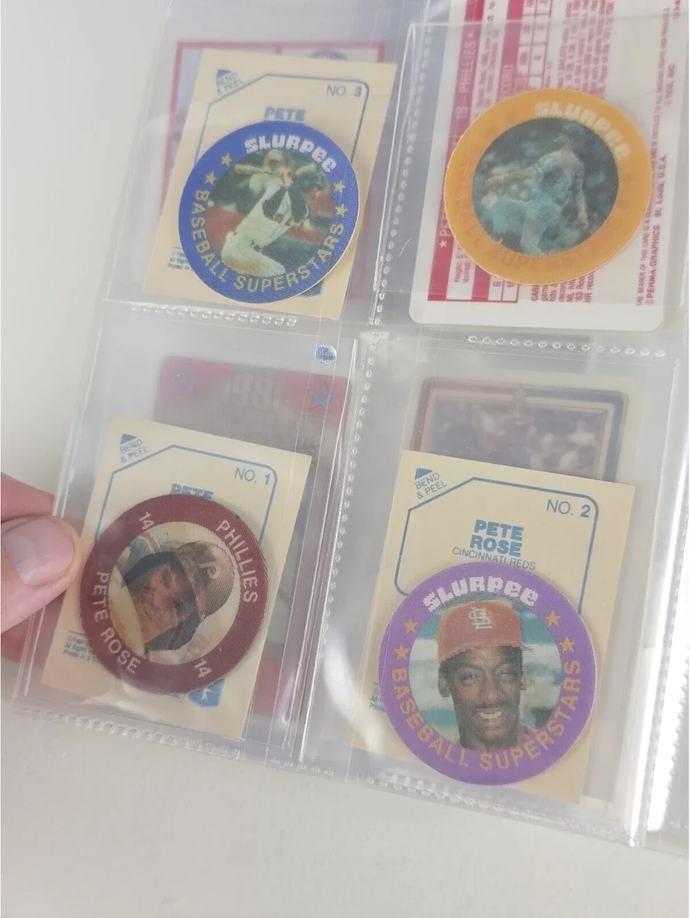 Topps Pete Rose Vintage Sticker & Mini Card Lot